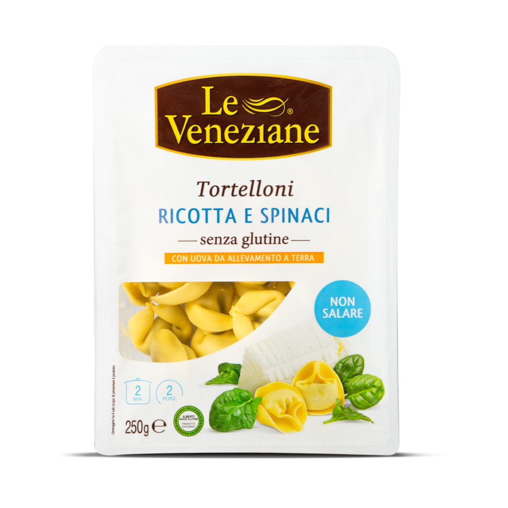 Le Veneziane - Tortelloni ricotta e spinaci s/g 250gr Molino di Ferro - Le veneziane