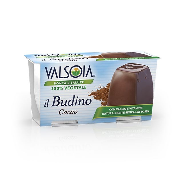 Valsoia - Il budino al cacao 100% vegetale - 2x115gr Bottega senza Glutine
