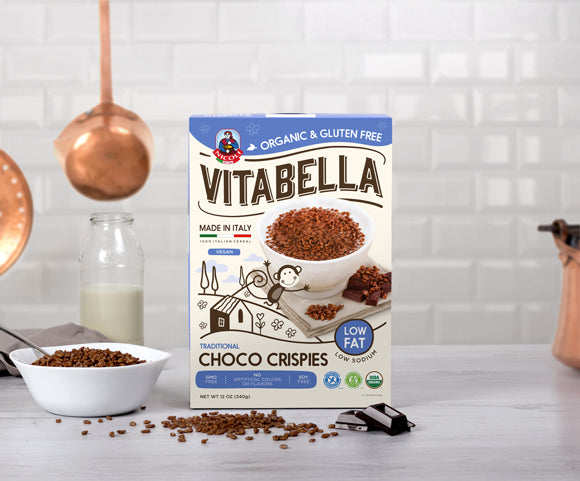 Vitabella - Riso soffiato al cacao, biologico e senza glutine - Confezione da 300 g Bottega senza Glutine