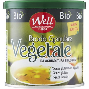 Well - Brodo Granulare Vegetale - 150 gr Bottega senza Glutine