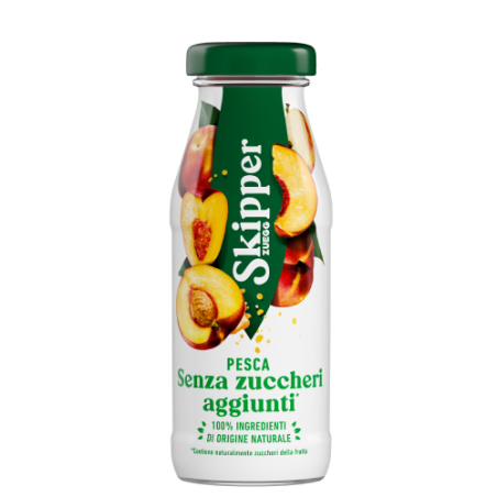 Zuegg Skipper - Succo alla Pesca senza glutine, in vetro - 200ml Bottega senza Glutine