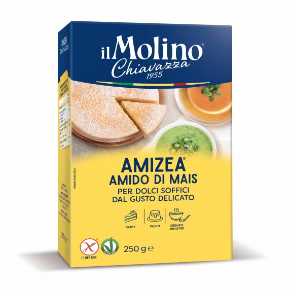 Molino Chiavazza - Amizea: Amido di mais per dolci e minestre, senza glutine - 250g Molino Chiavazza