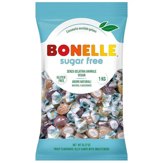 Caramelle Gommose Gelee Vari Gusti Gluten Free buste da 1kg (Frutti Mix Senza Zucchero 1kg) Bottega senza Glutine