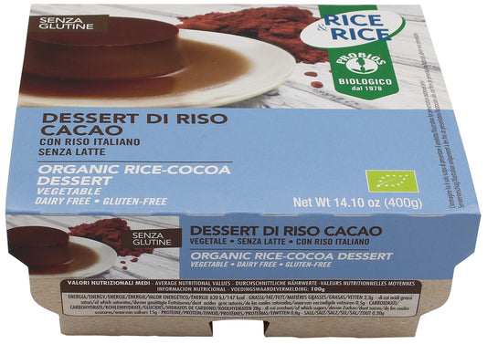 Probios - Dessert di riso gusto cacao bio senza glutine - 400gr Probios