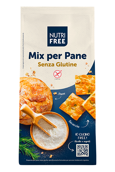 Nutri Free - Mix per Pane senza Glutine senza lattosio - 1kg NT FOOD