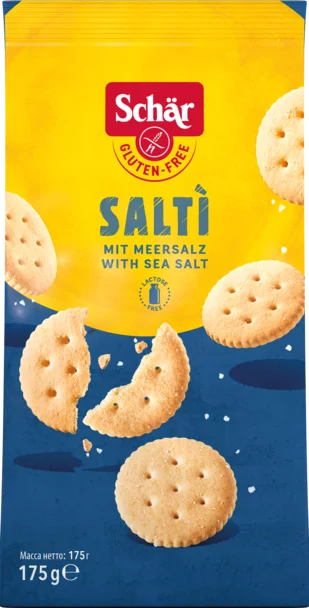Schär - Salti Crackers con sale marino senza glutine - 175g Bottega senza Glutine