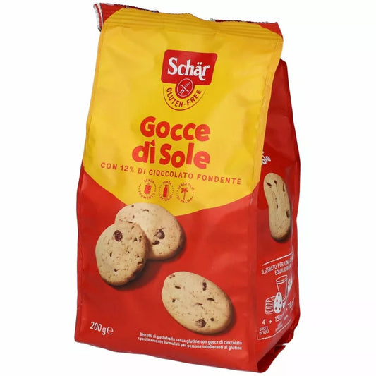 GOCCE DI SOLE - Biscotti con pepite di cioccolato Bottega senza Glutine
